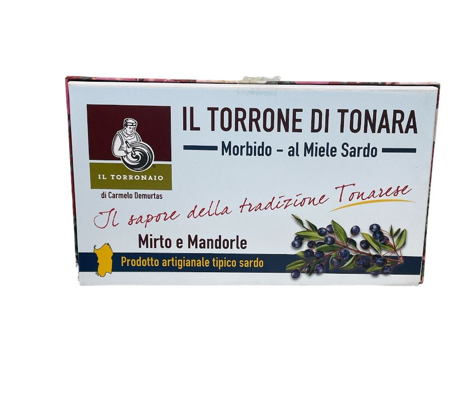 Torrone morbido gusto Mirto e Mandorle