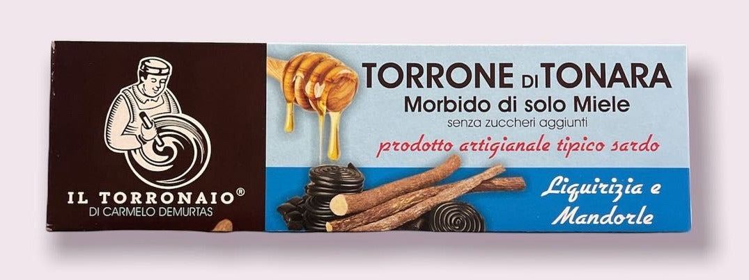 Torrone liquirizia e mandorle 