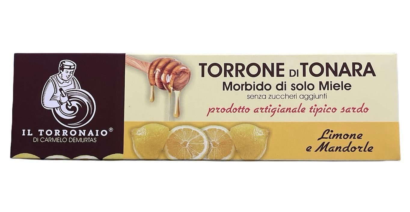 Torrone con mandorle e limone 