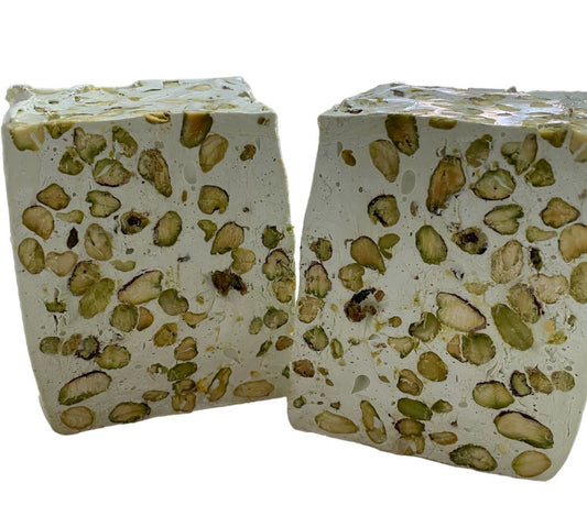 Torrone morbido al pistacchio, formato da 500 grammi